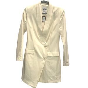 Unique21 – Hero Tailored Blazer Dress – Ivory – Size 6